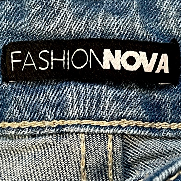 High Rise Patchwork Jeans 27 - Picture 6 of 8